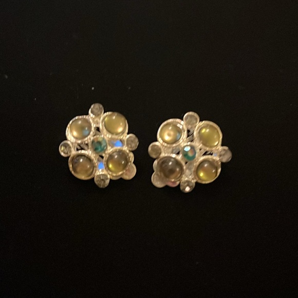 Silver tone Clip-on Earrings - Picture 8 of 17